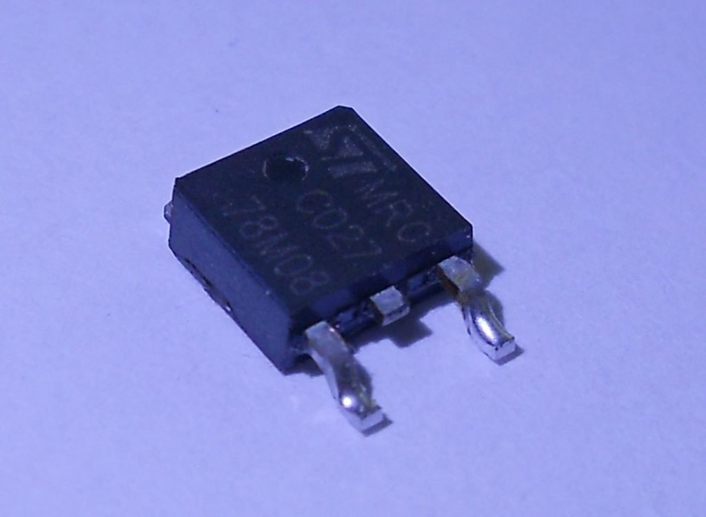 Лінійний стабілізатор 78M08 8V 0.5A TO-252 STMicroelectronics гарантія - фото фото фото 0