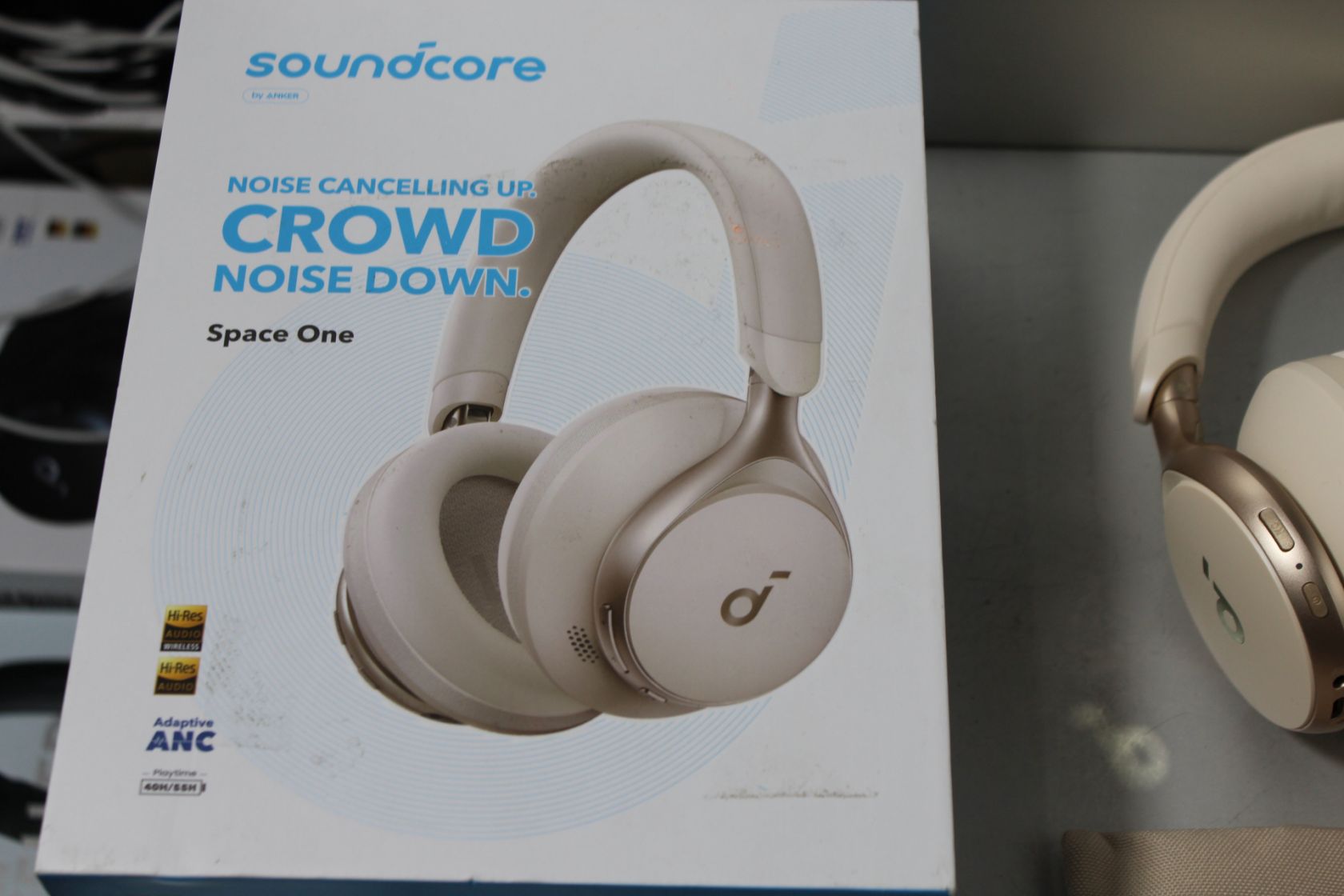 Наушники №860  Anker Soundcore Space One Wireless Headphones 40H ANC - фото фото фото 3