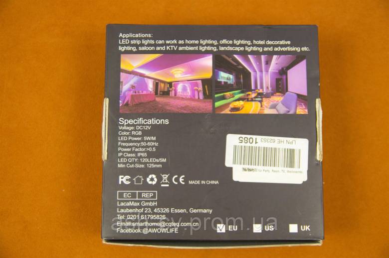 Світлодіодна стрічка, LED стрічка піксельна LED SMART PIXEL AMOW Music-BD5 - фото фото фото 4