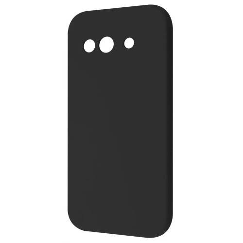 Google Pixel 9a Чехол силиконовый Микрофибра (черный) - фото фото фото 0