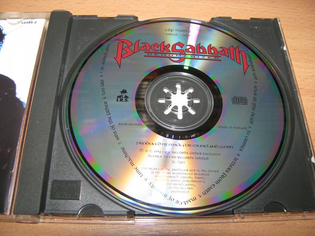 BLACK SABBATH - Dehumanizer   (1992 I.R.S. 1st press,Holland) - фото фото фото 2