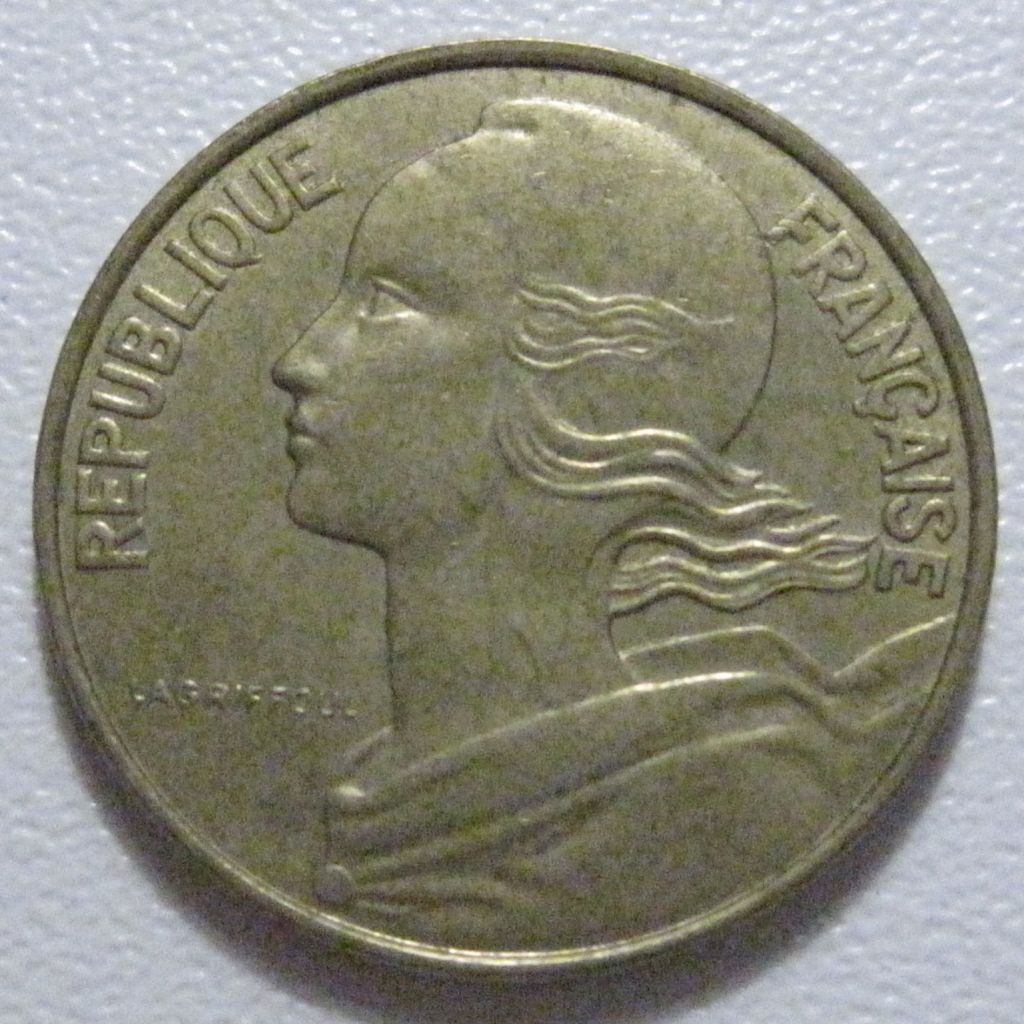 Франція 10 сантимів 1990 року 43539 - фото фото фото 1