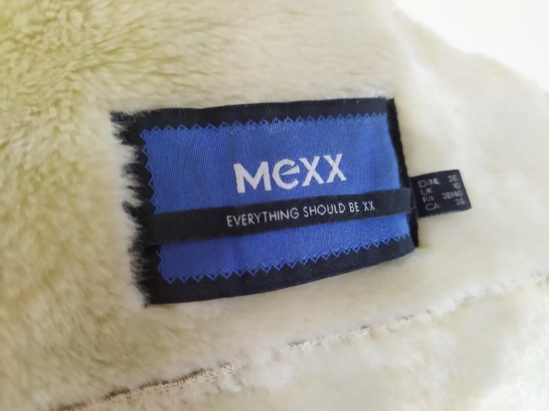 Бежева хутряна жилетка mexx - фото фото фото 4