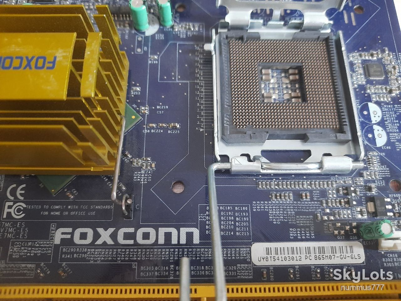 775 сокет Foxconn 865M06-GV  Тест - читати опис - фото фото фото 1