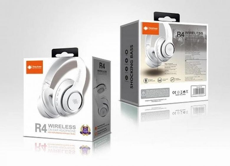 Навушники Bluetooth DEEPBASS R4 Білі - фото фото фото 0