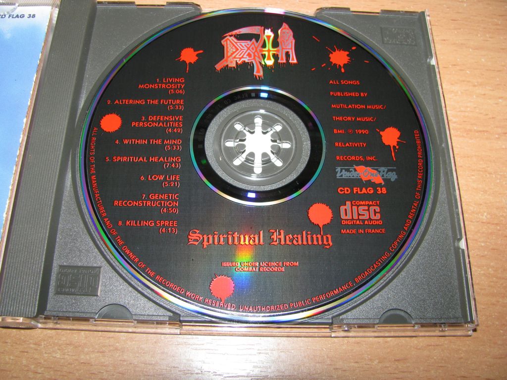 DEATH - Spiritual Healing  (1990 Under One Flag 1st press) - фото фото фото 2