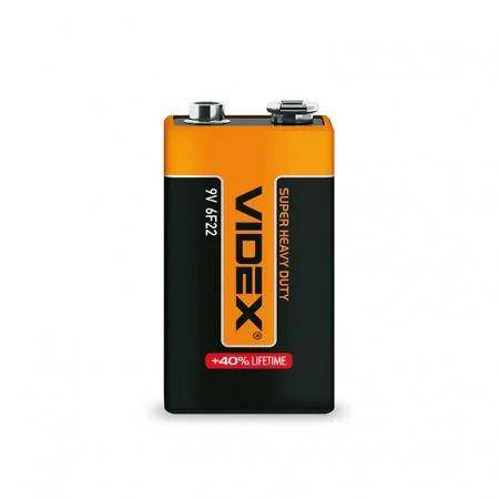 Батарейка сольова 9v крона Videx Super Heavy Dutty - фото фото фото 1