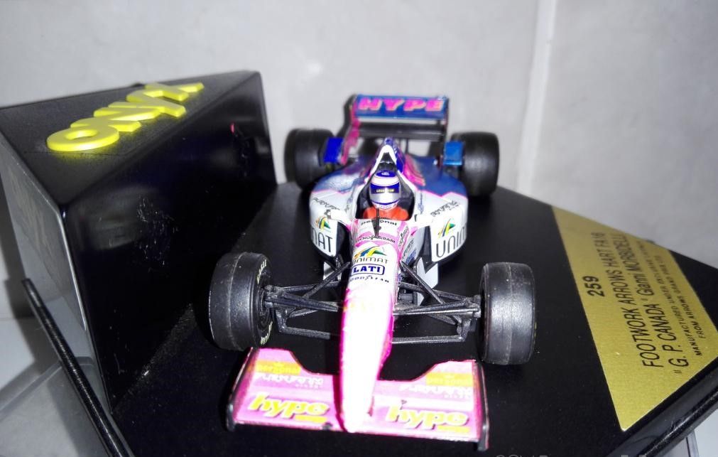1/43 FOOTWORK ARROWS HART FA 16, GP CANADA Gianni Morbidelli. ONYX. - фото фото фото 3