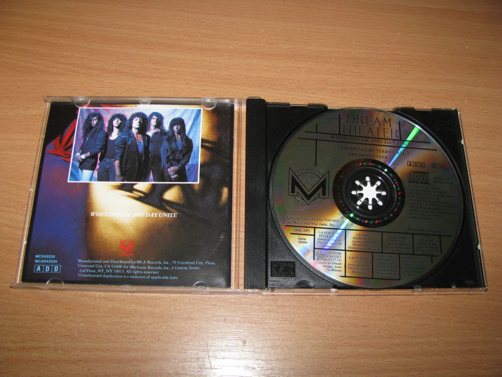 DREAM THEATER - When Dream And Day Unite  (1989 MCA Germany) - фото фото фото 1