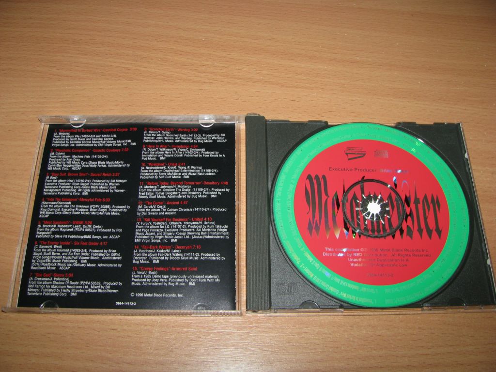 METALMEISTER - A Metal Blade Compilation  (1996 Metal Blade USA) - фото фото фото 1