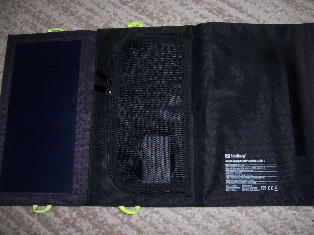 Sandberg Solar Charger 21W 2xUSB+USB-C - фото фото фото 2