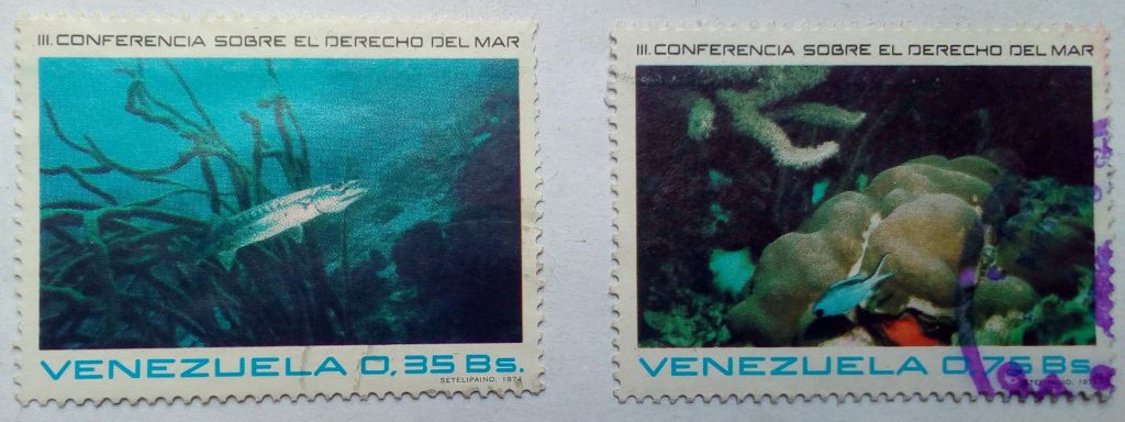 Венесуэла 1974 Морская фауна, гашеные - фото фото фото 0