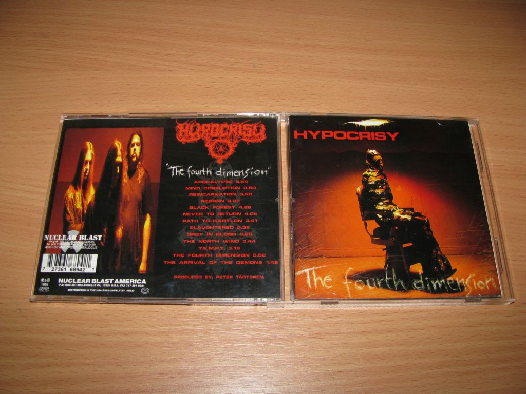 HYPOCRISY - The Fourth Dimension   (1994 Nuclear Blast 1st press,USA) - фото фото фото 0