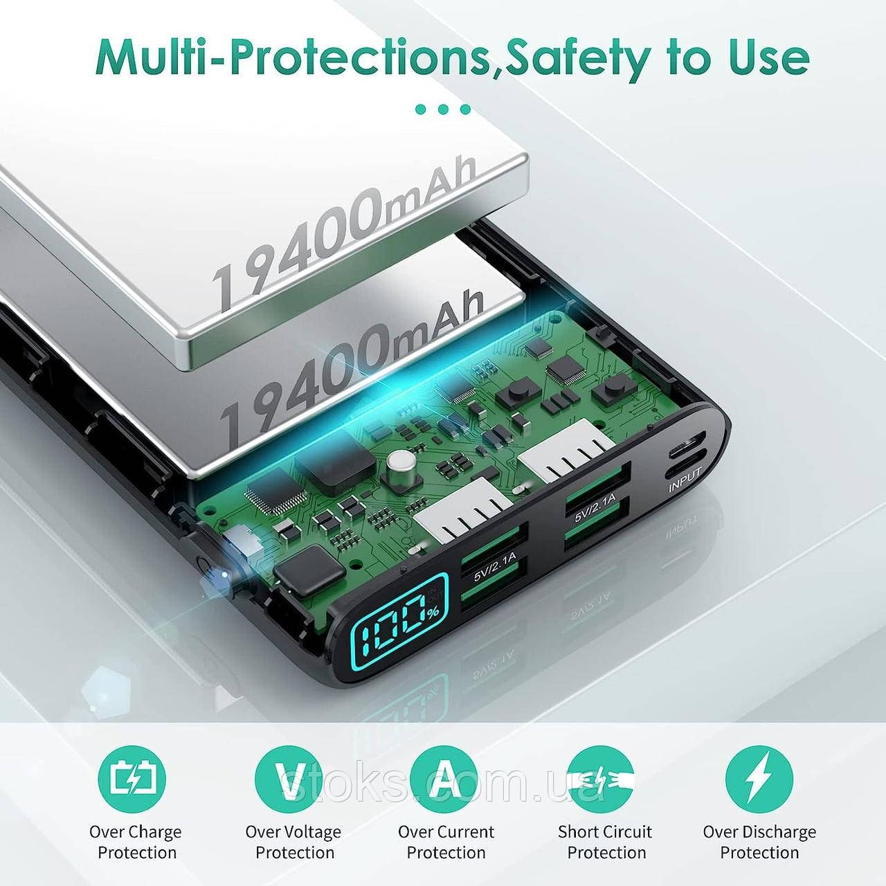 Power Bank HX200k1 38800mAh (143.56Wh) - фото фото фото 1