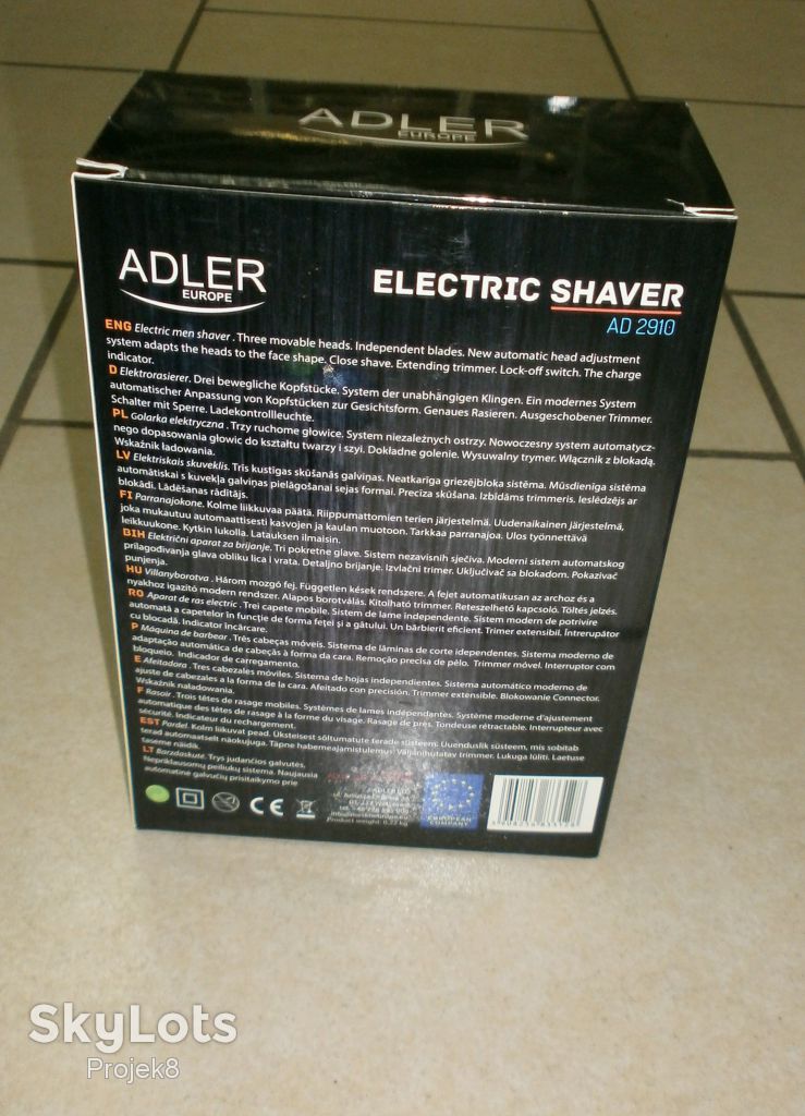 Хорошая новая электрическая бритва из Европы Adler AD2910 с гарантией - фото фото фото 5