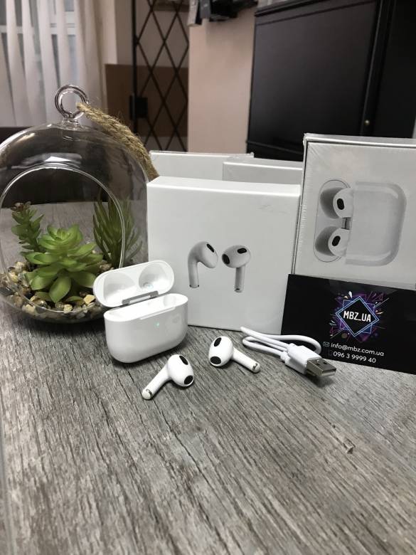 Беспроводные наушники AirPods 3 Bluetooth, Гарантия - фото фото фото 2