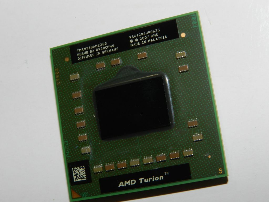 Процесор AMD Turion 64 X2 RM-76  (TMRM76DAM22GG) (2.3GHz Socket S1  (S1g2) 35Watt) - фото фото фото 1