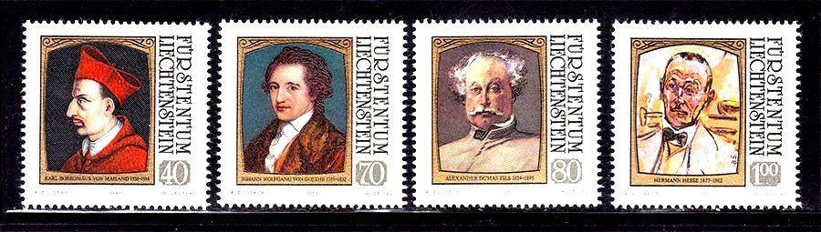 Лихтенштейн  1981 г  MNH - искусство - личности - фото фото фото 0