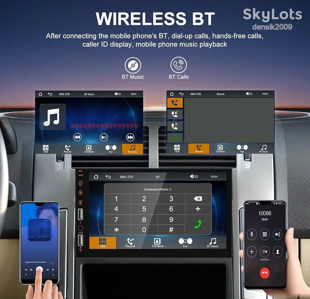Автомагнітола SIXWIN Bluetooth 5.0/FM/USB/AUX/SD/AUX-in/Mirror Link + Mircphone. Екран 7". Брак. - фото фото фото 5