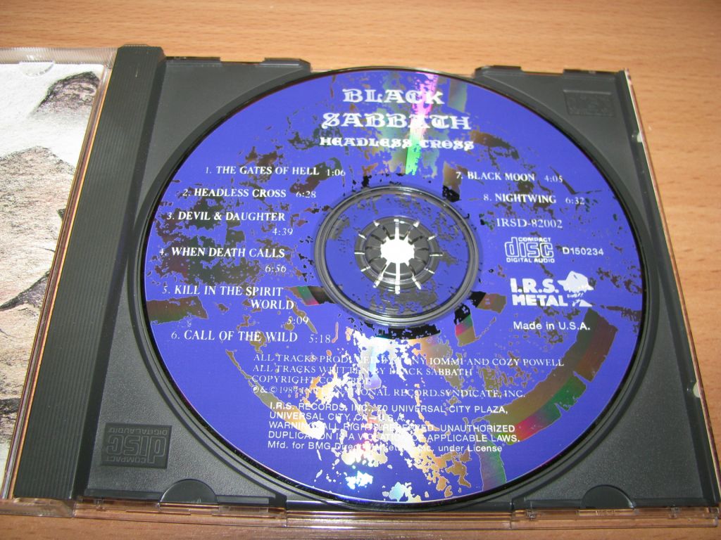 BLACK SABBATH - Headless Cross      (1989 I.R.S., 1st press,USA) - фото фото фото 2