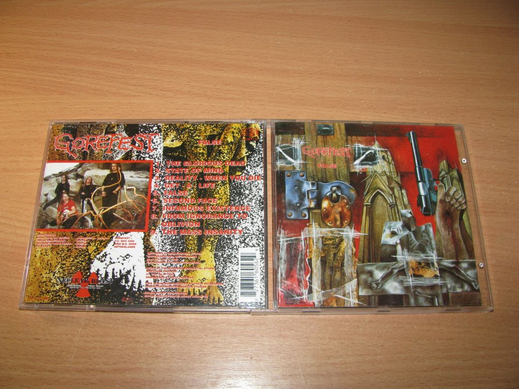 GOREFEST - False   (1992 Nuclear Blast 1st press) - фото фото фото 0