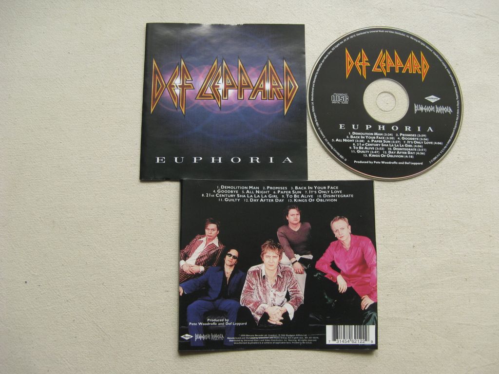 CD Def Leppard. Euphoria. 1999. - фото фото фото 1
