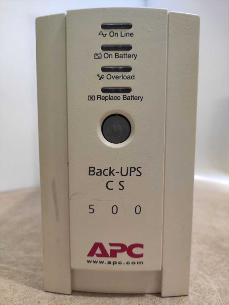 Б/В ДБЖ APC Back-UPS CS 500VA      (BK500-RS)      (без акумулятора) код.ИБП21 - фото фото фото 1