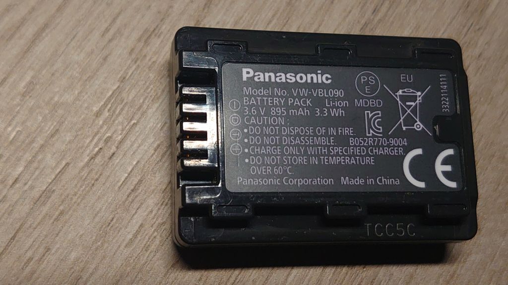 АККУМУЛЯТОР Panasonic VW-VBL090  ORIGINAL!!! 299 ГРИВЕН!!! - фото фото фото 0