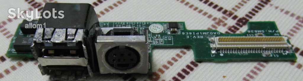 Плата USB ноутбука DELL Latitude  D600 D600M 5M838 DA0JM1PI6E6 - фото фото фото 1