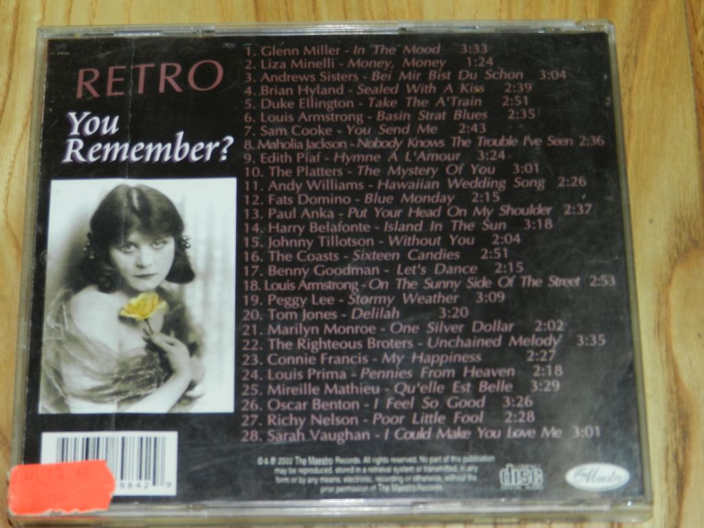 CD   Retro - You Remember? - фото фото фото 3