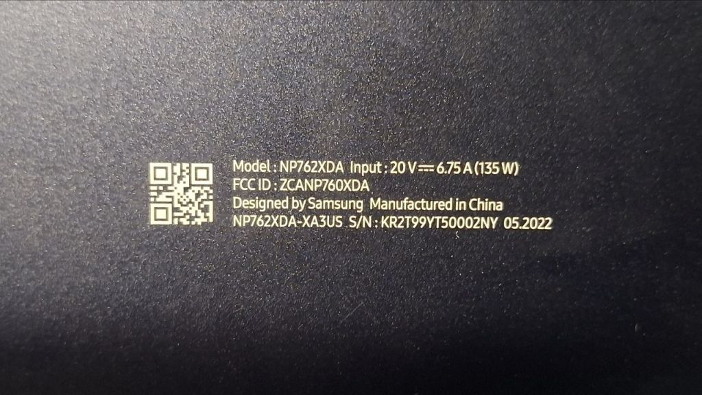 Задня кришка для Samsung Galaxy Book Odyssey NP762XDA - фото фото фото 2
