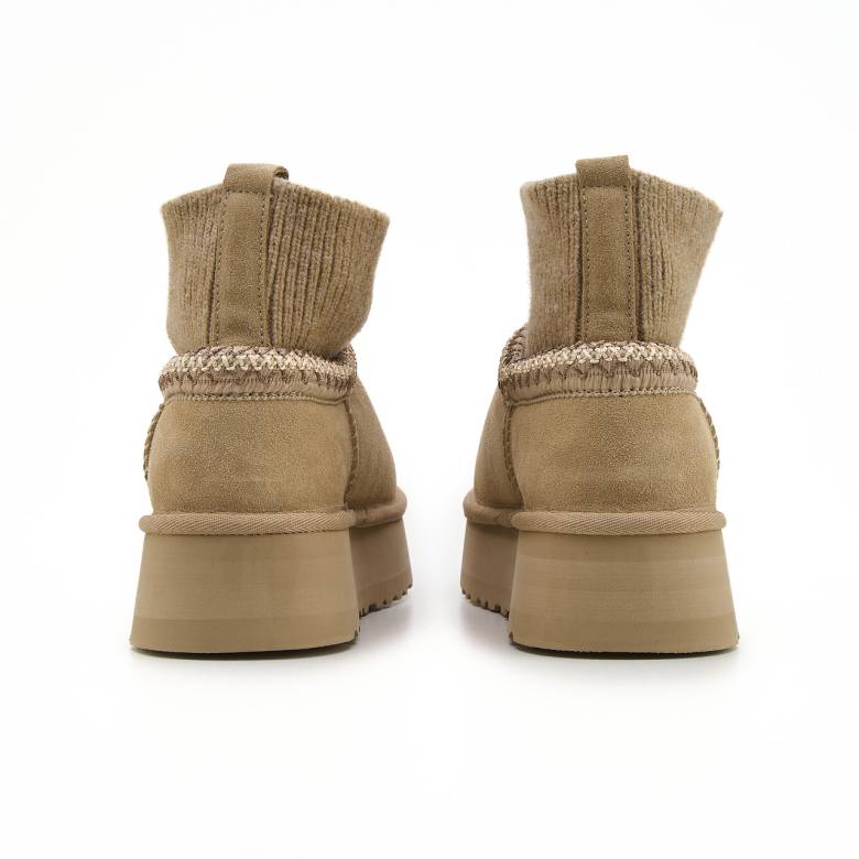 Ugg Tasman Platform Sock Beige v2 - фото фото фото 3