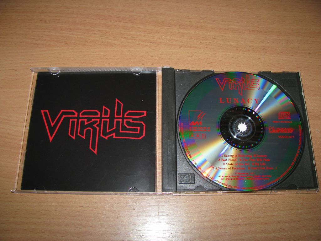 VIRUS - Lunacy  (1989 AVM 1st press,Swiss) - фото фото фото 1