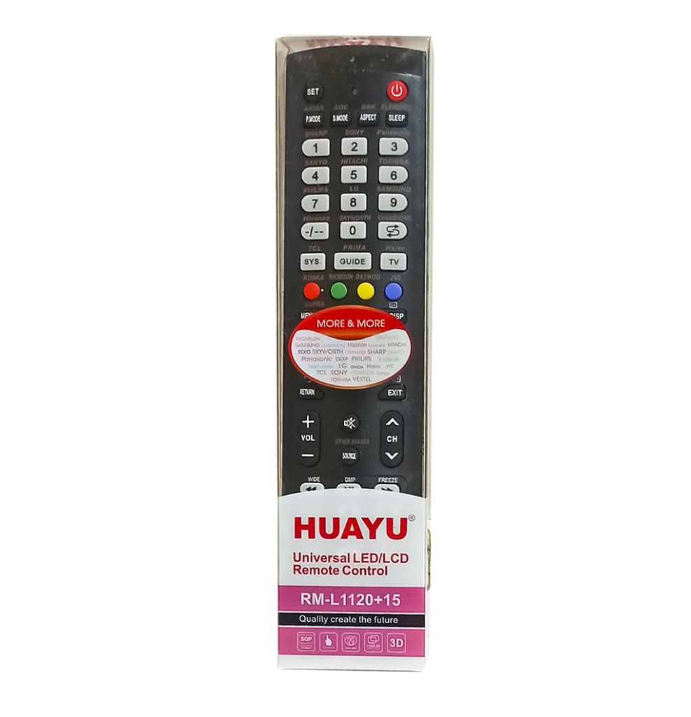 Пульт для телевизора Huayu RM-L1120+15 универсальный - фото фото фото 1