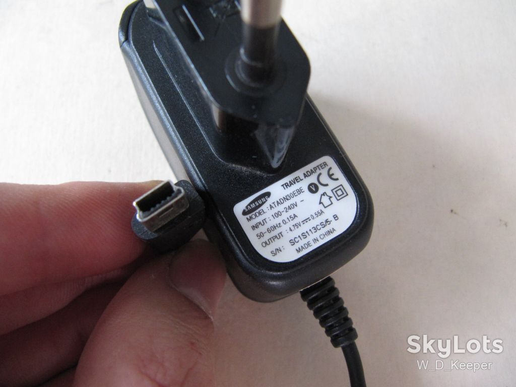 Зарядка Samsung ATADN30EBE 4.75V 0.55A, miniUSB, робоча, універсальна - фото фото фото 0