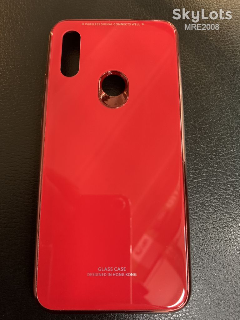 Чехол-накладка Glass Case для Xiaomi Redmi 7 red - фото фото фото 0