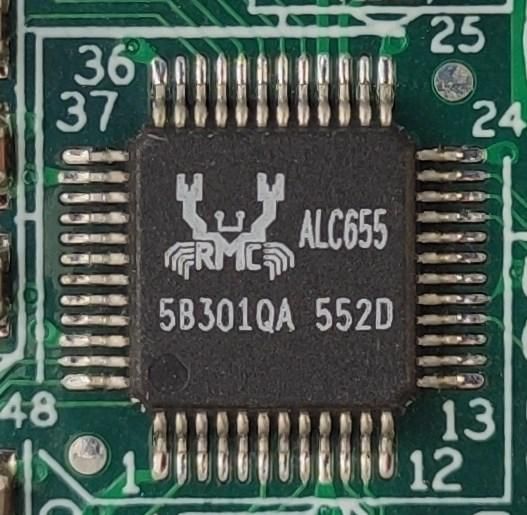 3124Ч - Мікросхема аудіокодека AC'97 Realtek ALC655  (б/в) - фото фото фото 0