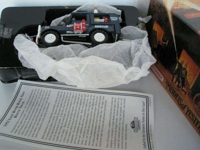 Land Rover Royal Navy 1952. Matchbox YYM35188  -1901- - фото фото фото 3