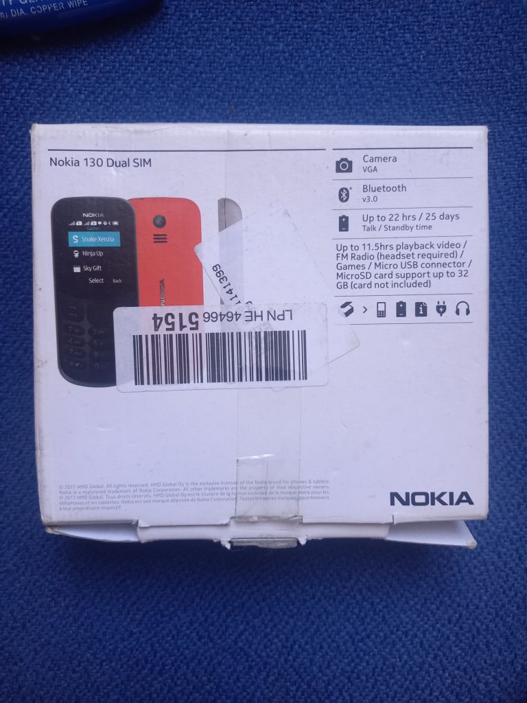 NOKIA 130. навушники і зарядка. - фото фото фото 3