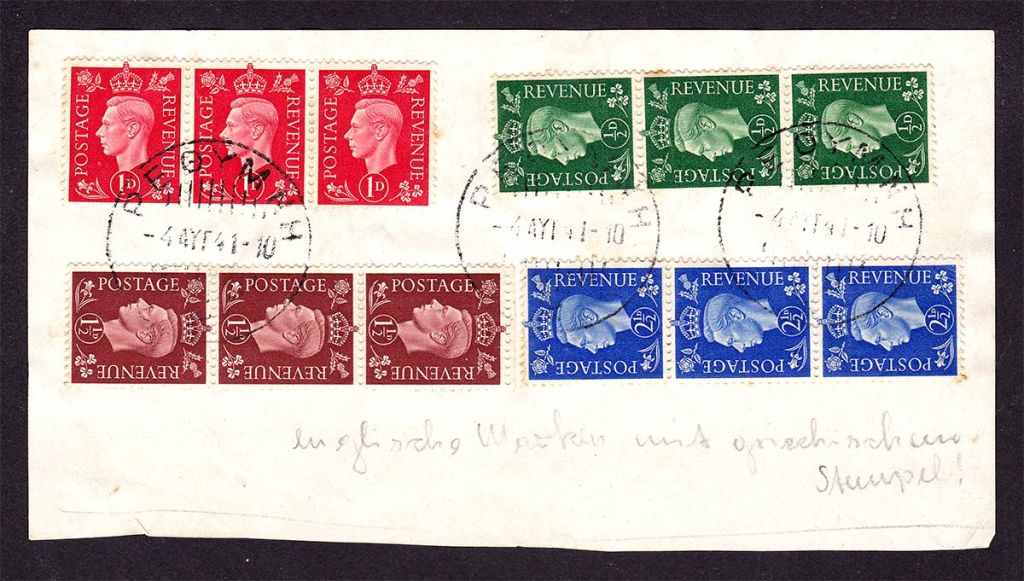 GB  Великобритания  - вырезка  1941 года - фото фото фото 0