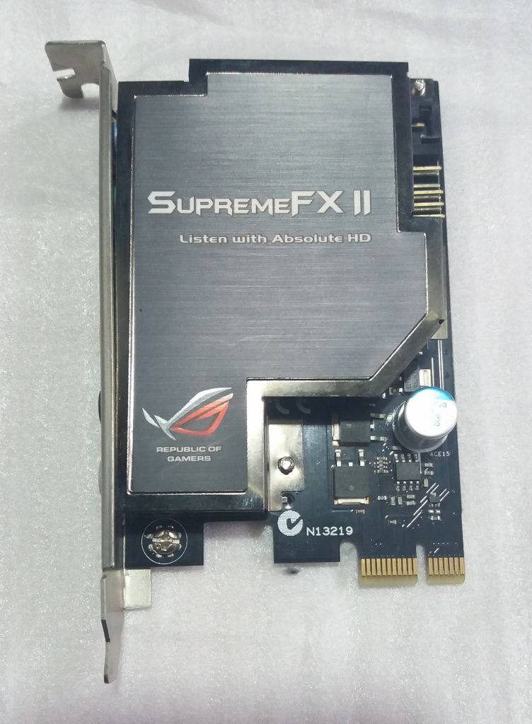 Звуковая карта ASUS SUPREME FX II SUPREME FX2 - фото фото фото 1