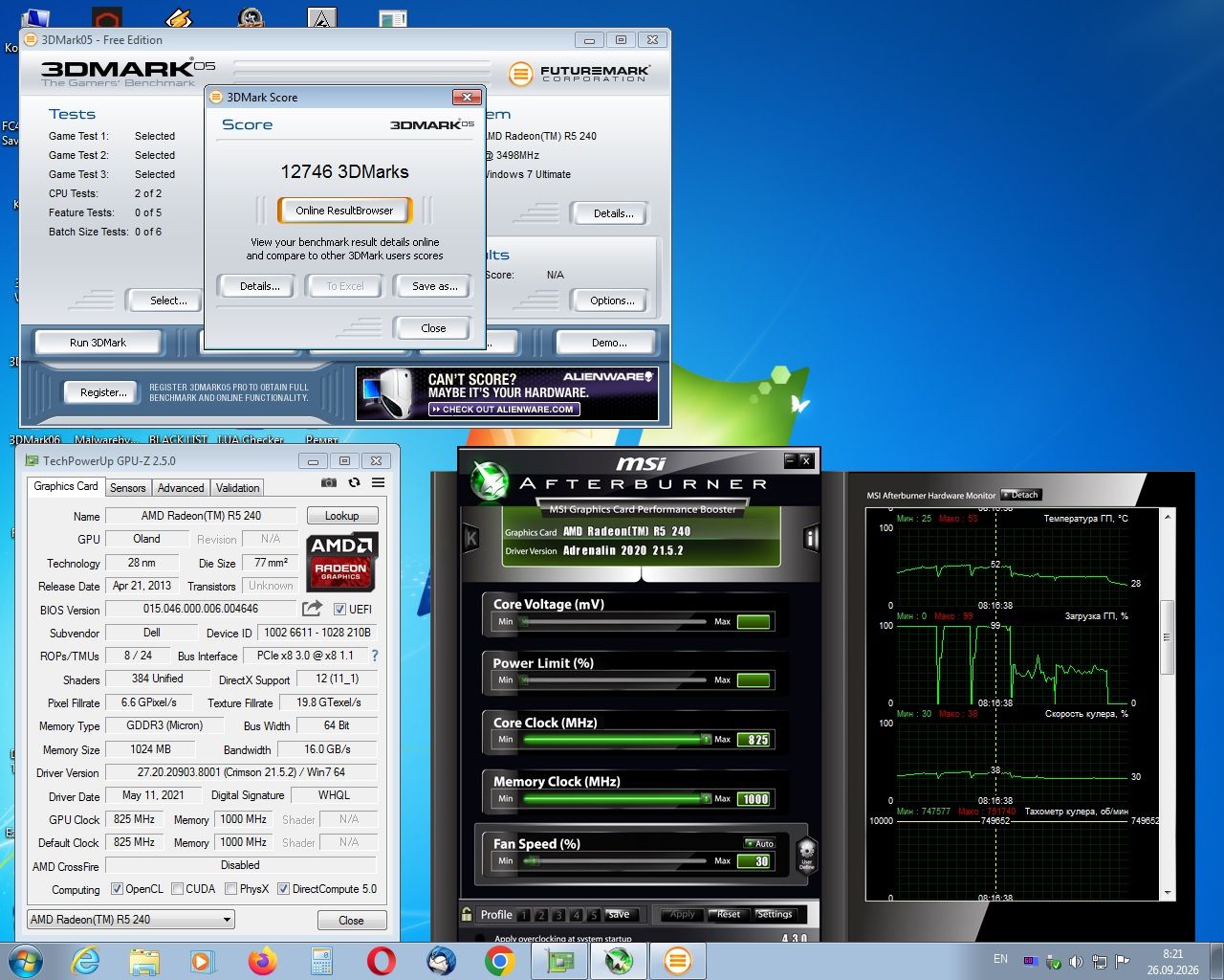 AMD Radeon R5 240 1Gb DDR3 DVI+DP  LP+ - фото фото фото 5