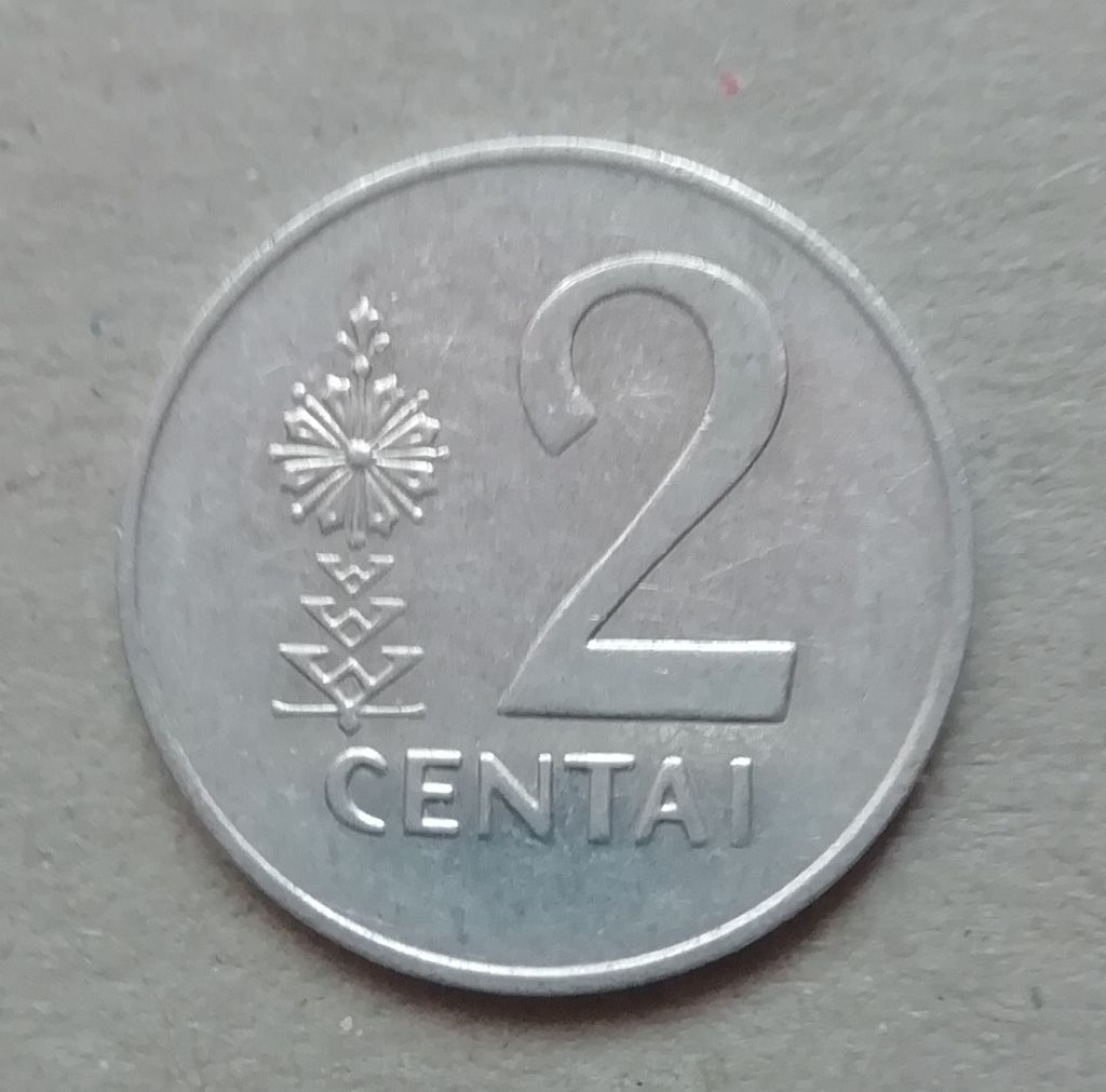 Литва 2 цента 1991 - фото фото фото 0
