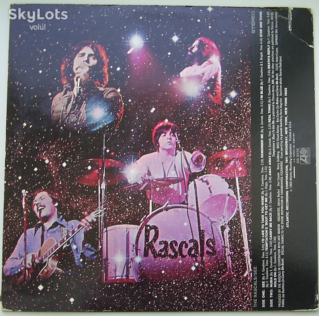 THE RASCALS ‎ See LP VG++ - фото фото фото 1