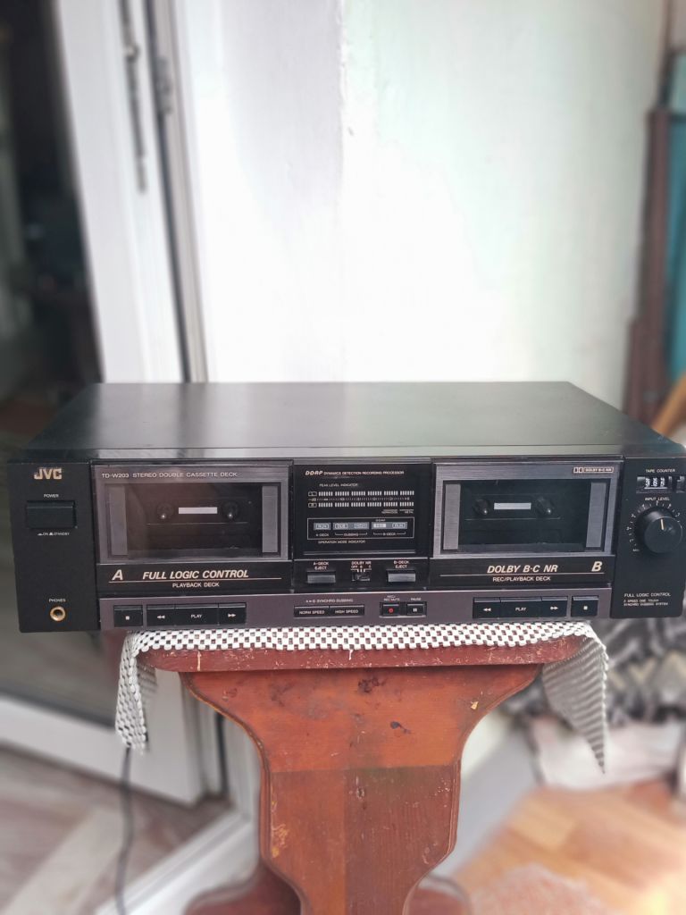 Двухкассетная дека JVC TD-W203 - фото фото фото 1