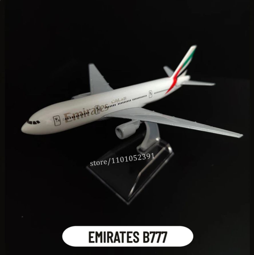 Металева копія літака Emirates Airlines - фото фото фото 5