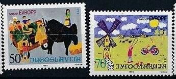 Югославия Европа - Детские рисунки 1985 - фото фото фото 0