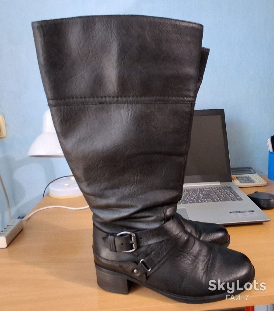 Сапоги «LuftPolster»/Румыния/eur-38/us-7,5/Color-Black. - фото фото фото 0