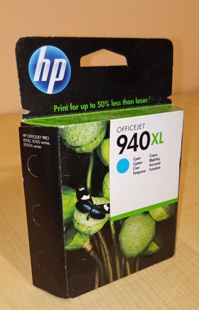 Картридж HP 940XL CYAN C4907AE Оригинал! - фото фото фото 0