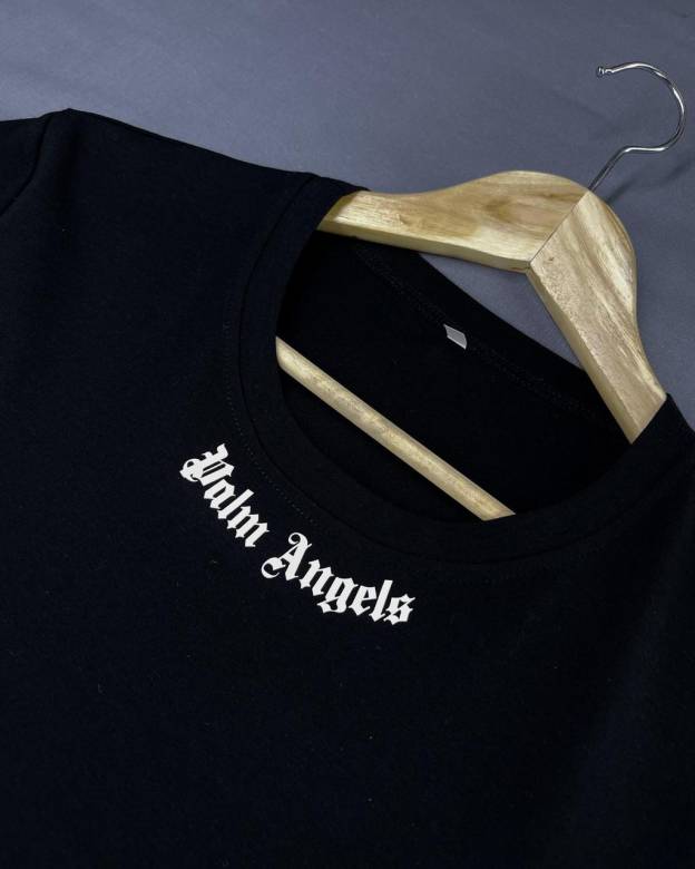 Футболка Palm Angels черная - фото фото фото 6